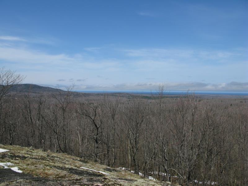 The southern Alder Hill and Lake Superior