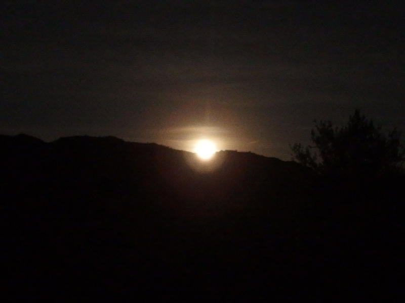 Full moonrise from camp