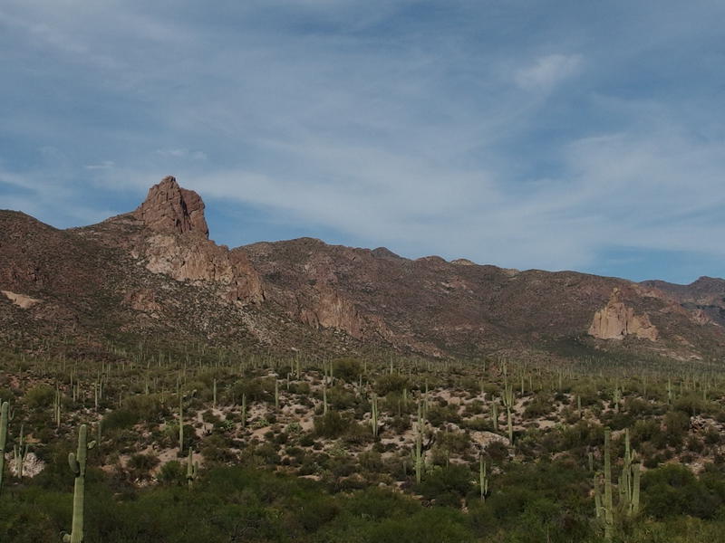 Miner's Needle and Cathedral Rock across Barkley Basin