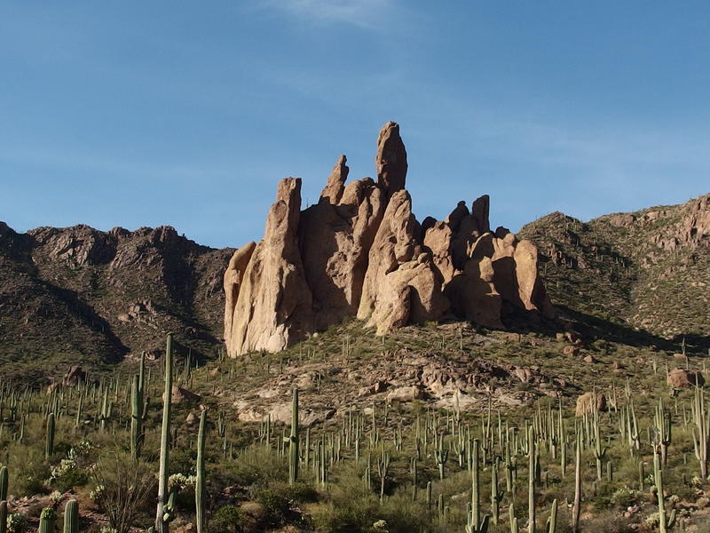 Twisted spires of Cathedral Rock