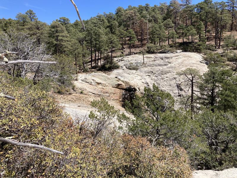 Messy slickrock at Devils Bathtub