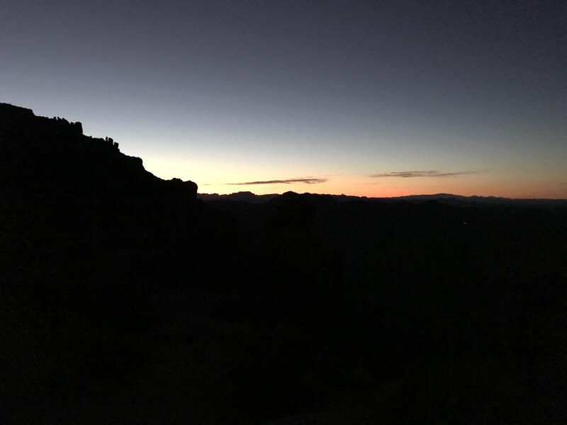 Early morning light over Barkley