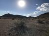 Hot desert landscape in northern Phoenix