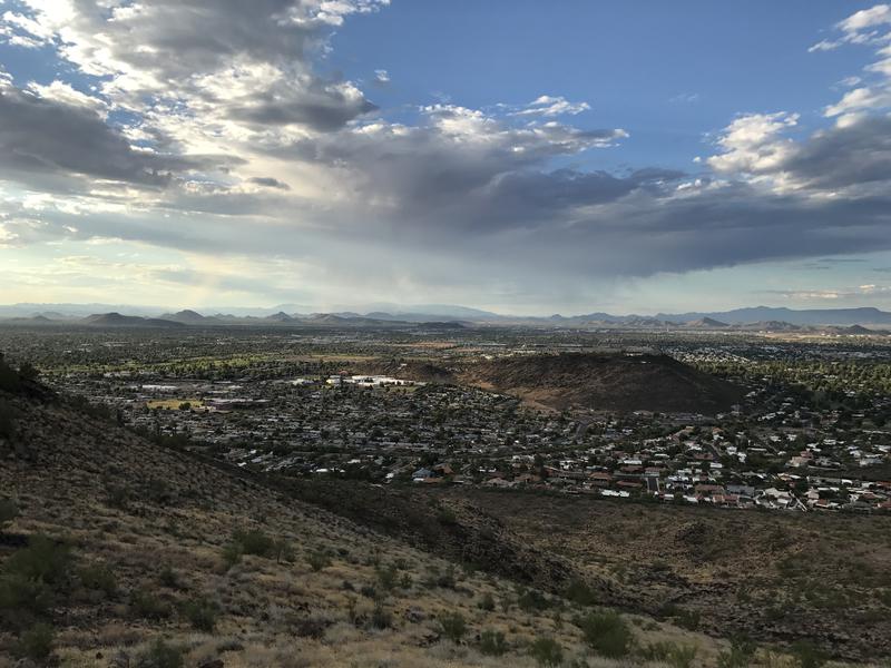 Small burst of rain to the north