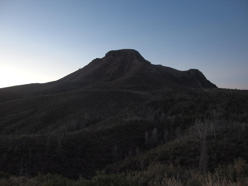 Looking south at Saddle Mountain