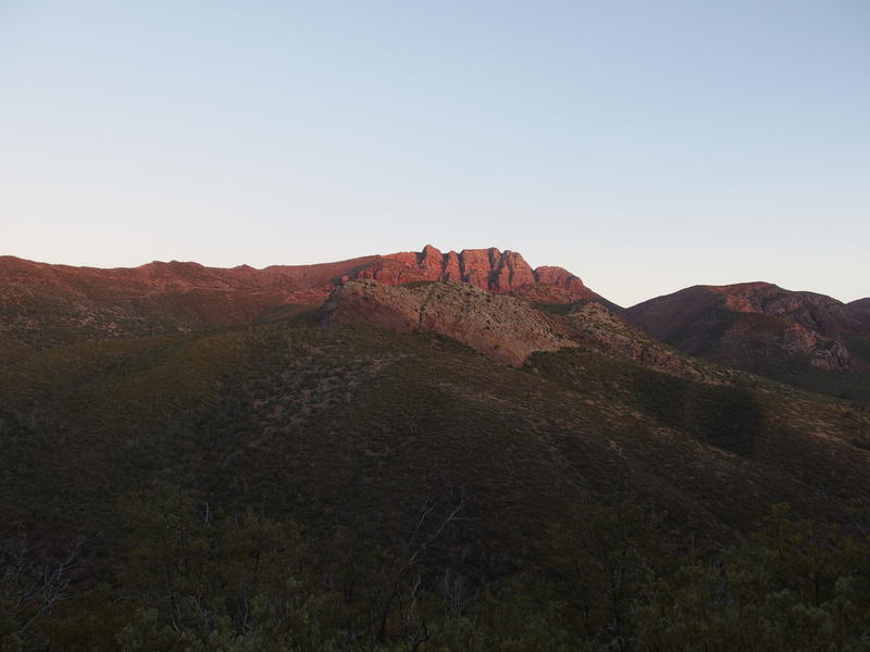 Sunset on Mazatzal Peak