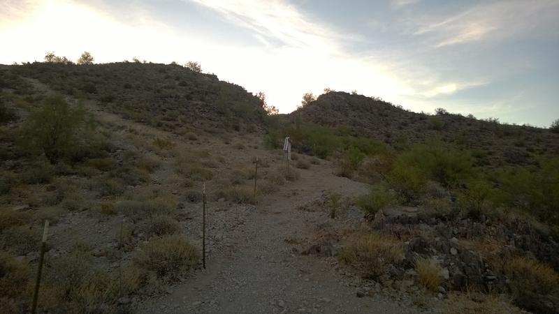 Last stretch to the summit saddle