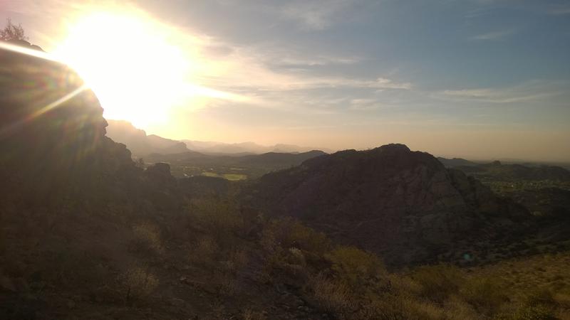 Looking east at Ol' Baldy