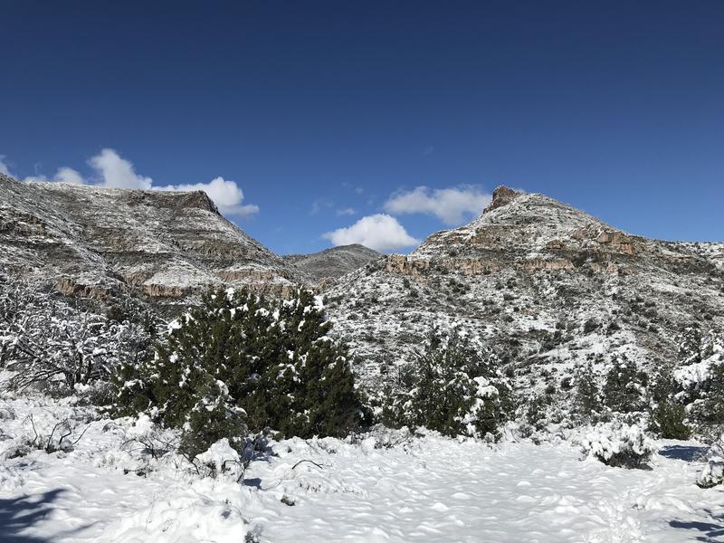 Looking back at the Little Saddle gatekeepers