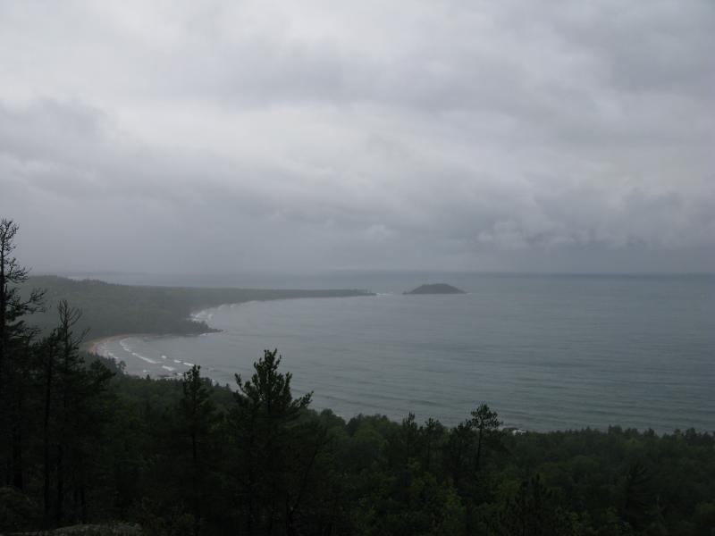Looking north towards Wetmore Beach from Sugarloaf