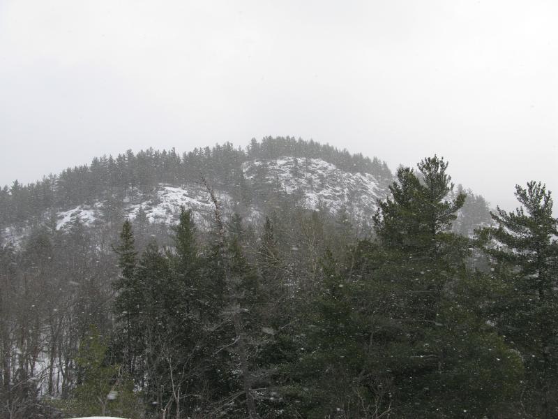 Snow Shrouded View of Eastern Tick Mountain Peak