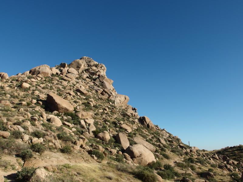 Heaps of rock piled up