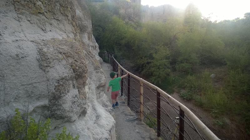 Along the cliffside path