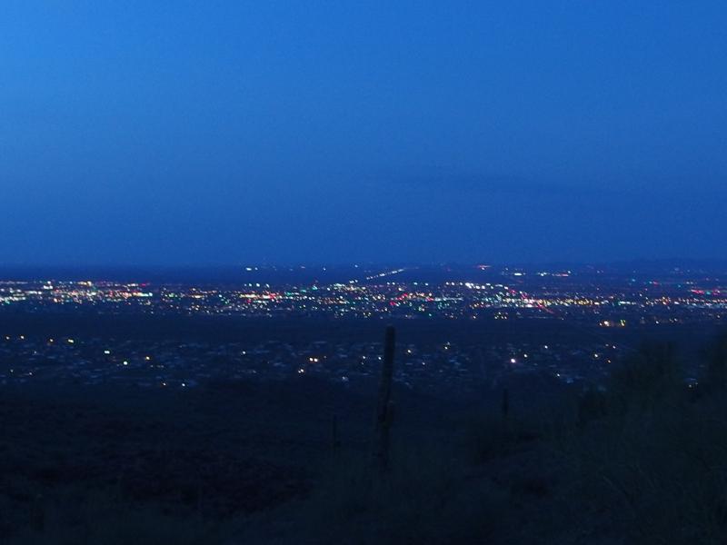 Dim morning light over Mesa