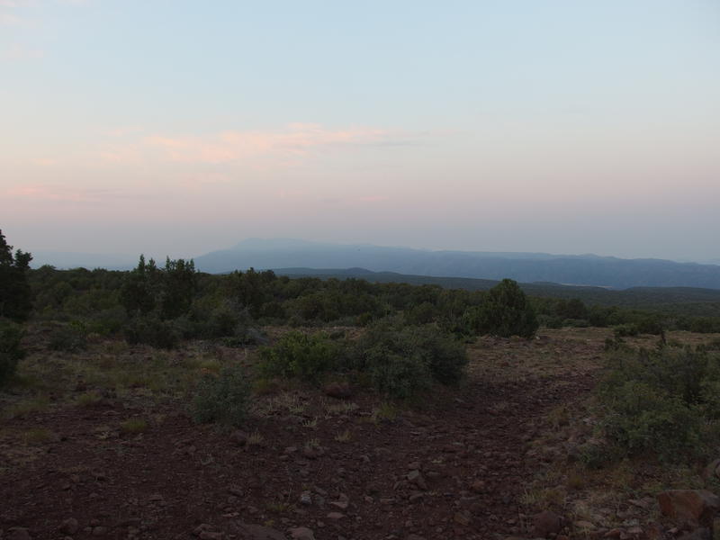 Distant and hazy North Peak