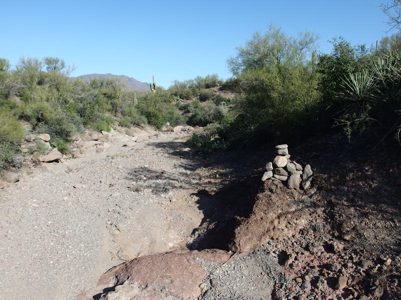Dry tributary of Canyon Creek