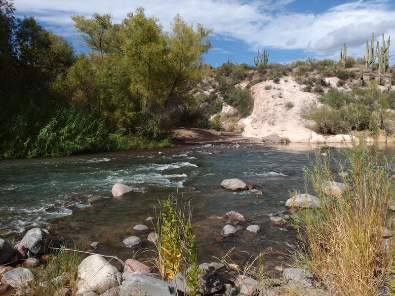 Red Creek Rapids, crossing spot on the Verde