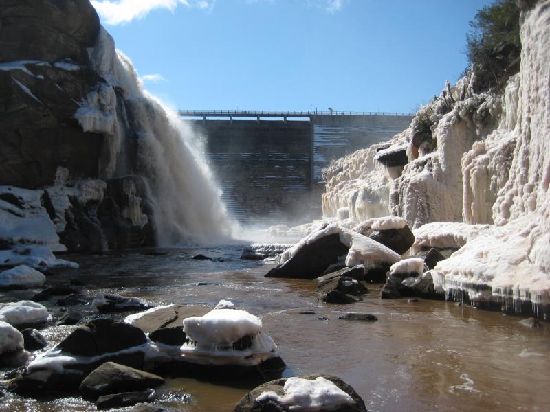 Victoria Dam and Falls