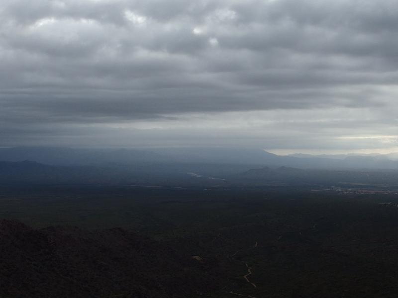 Salt River winding far below