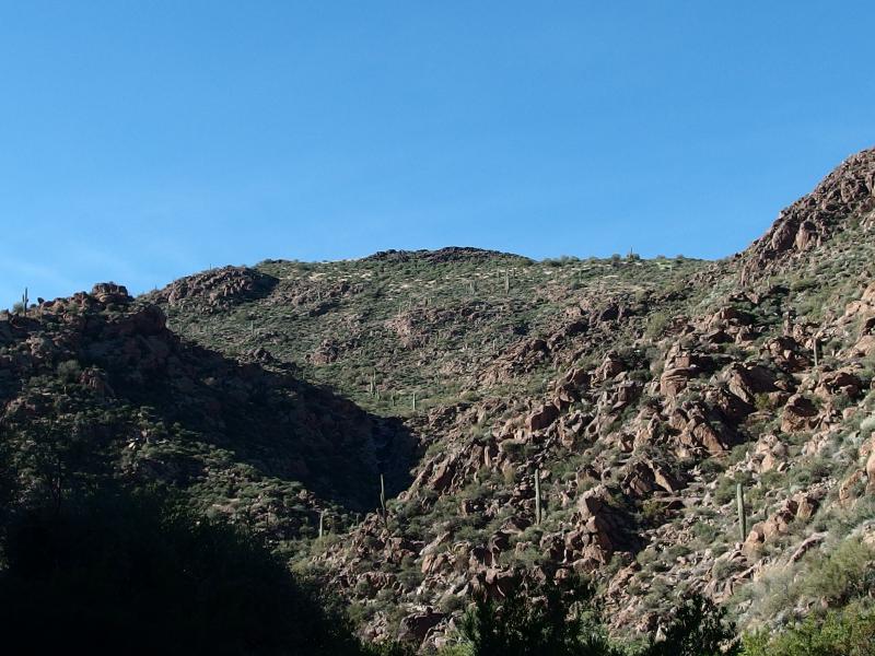 Looking back up at Yellow Peak