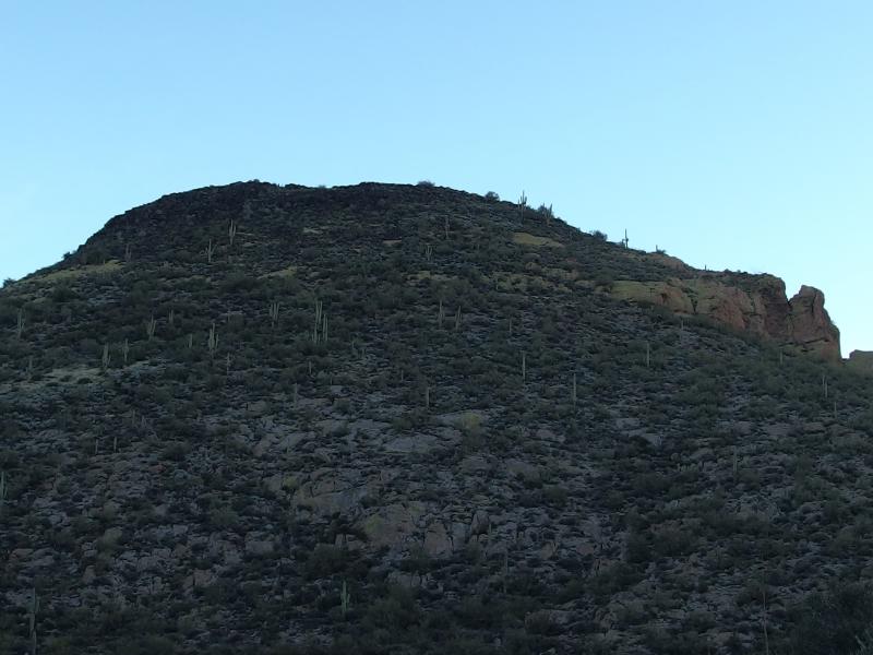 Sudden climb on Yellow Peak